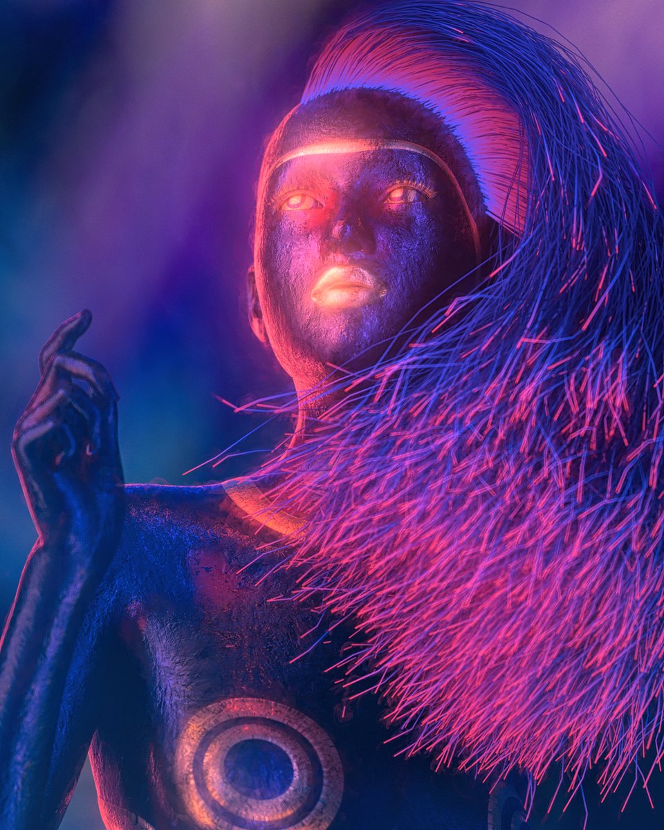 iamfesq's tweet image. [QUICK TIP] here is a print of may hair shader. With Redshift render you can use the hair position node to mask out regions of the hair.

Used it to layer different incandescent materials.

#motionprocess #texture #turorial #3dtip