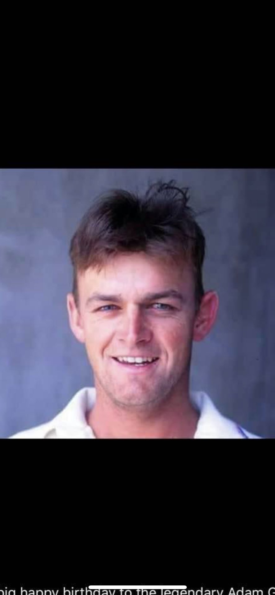 A big happy birthday to the legendary Adam Gilchrist 