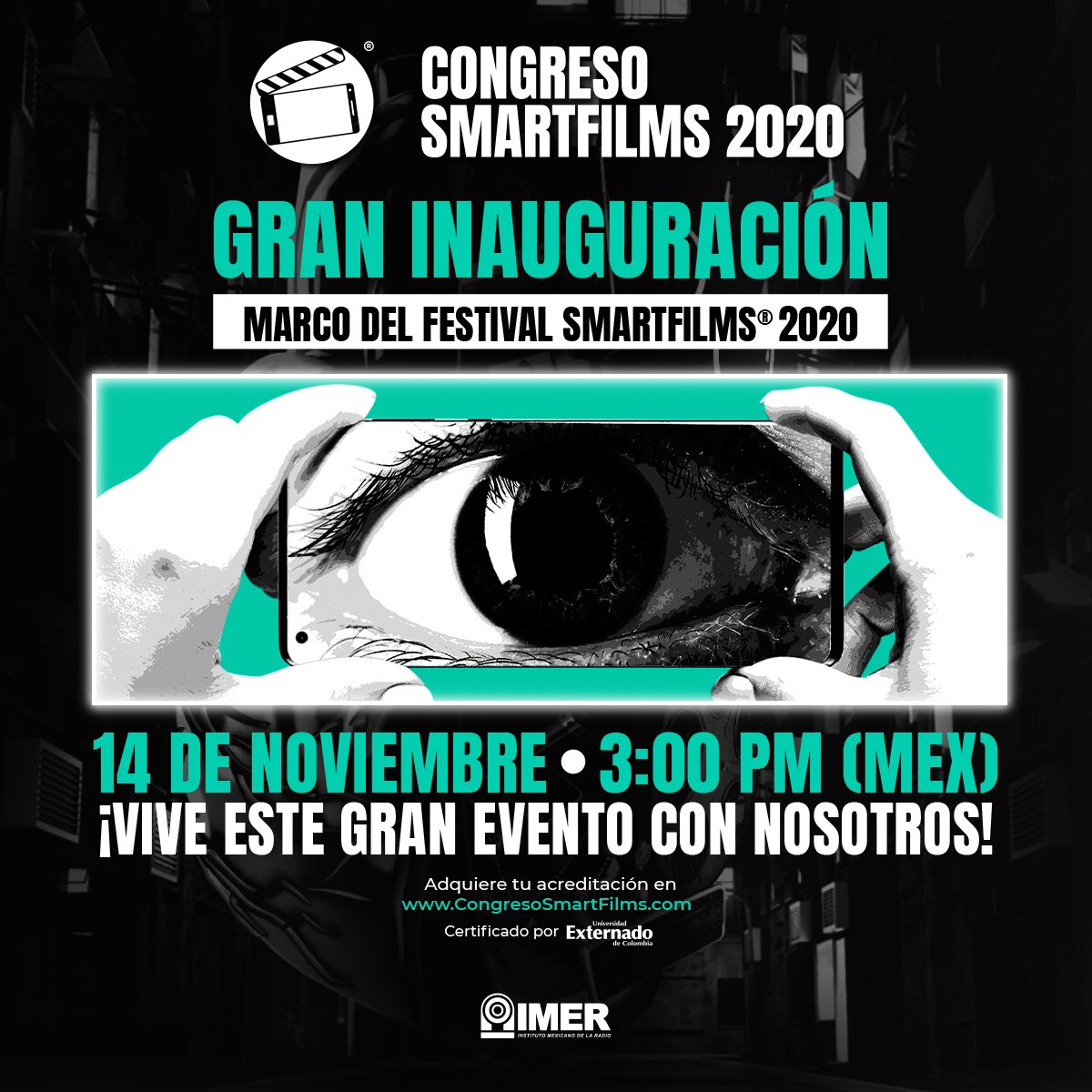 estereoistmo's tweet photo. Tres países comenzarán a latir en un mismo corazón ❤. #CongresoSmartFilms​ 2020 del 14 al 22 de noviembre​ https://t.co/mJIxjtcQIk​.
¡9 días del mejor cine!
Adquiere tu acreditación: https://t.co/mJIxjtcQIk #SmartFilms​ #YoSoySmartFilms​ #Cortos​ #Cine @smartfilmsmx #Oaxaca https://t.co/X6XXF07lwp
