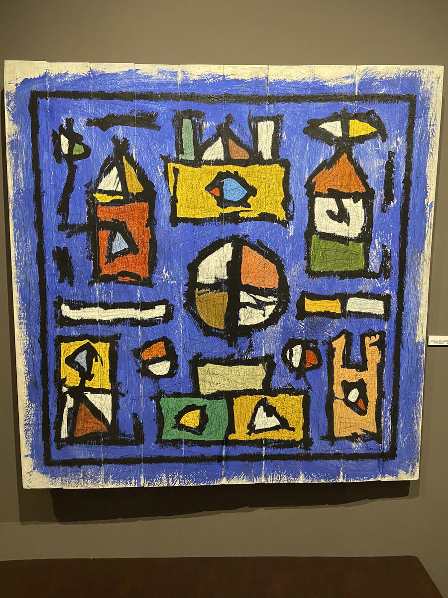 angelsponsa's tweet photo. “Jaspi o els fonaments de la murallla de jaspi” una exposició de l’artista Sergi Barnils a #calgerrer @fundaciocabanas #santcugat una obra inspiradora que a través del gest, la simbologia geomètrica i el color, et captiva.
Moltes grácies per l’estona compartida, Sergi. https://t.co/RsmmmNFj6j