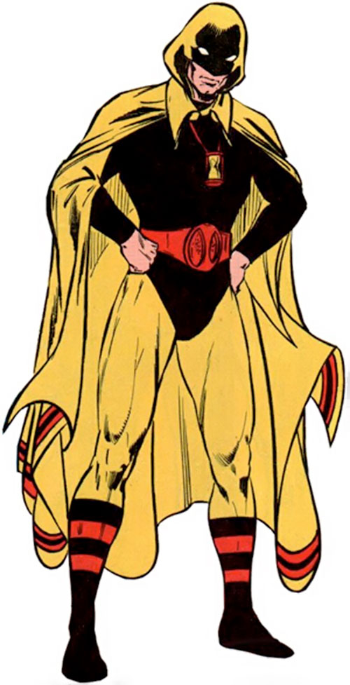 Rick would ditch the costume and then take a look more close to his Dad, now at the time the JSA was kind of gone, stuck in a time portal because of this once his Dad showed up again he got sideline for a while.