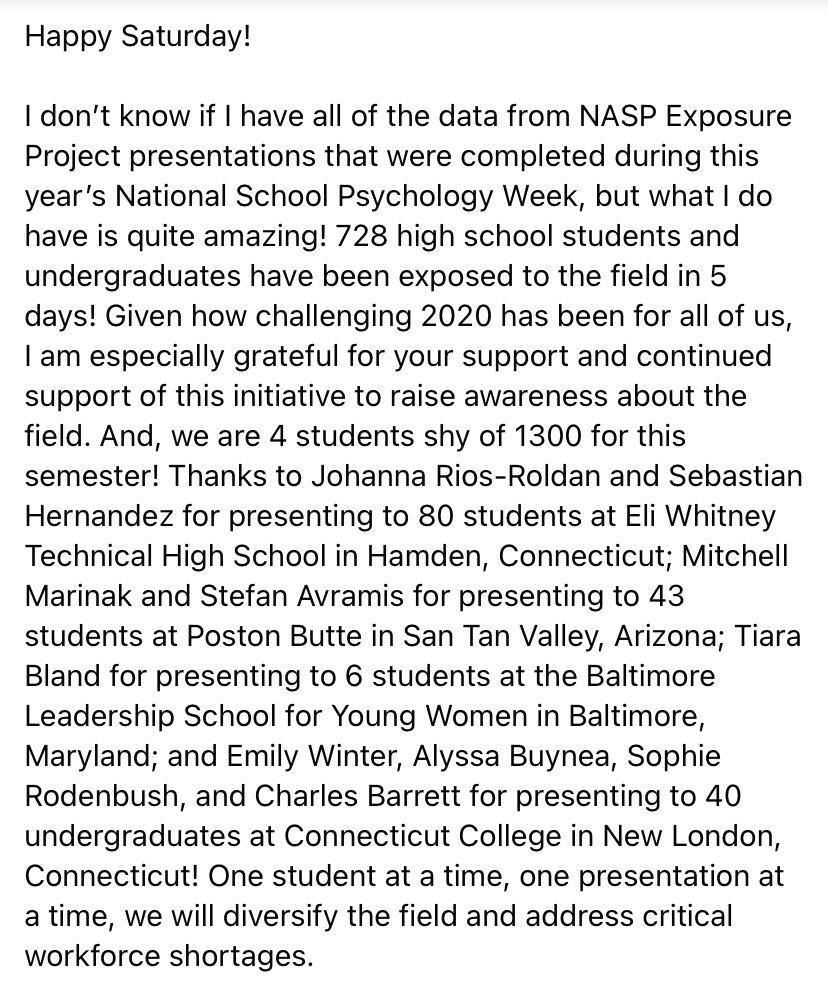 _charlesbarrett's tweet image. 728 students have been exposed to the field in 5 days! I’m grateful for your support + continued support! Materials: lnkd.in/eJFr3Au Data Submission: lnkd.in/ermZPf8
#NASPExposureProject #NASPEP #NASPAdvocates #DiversityMatters #RepresentationMatters #SP4SJ