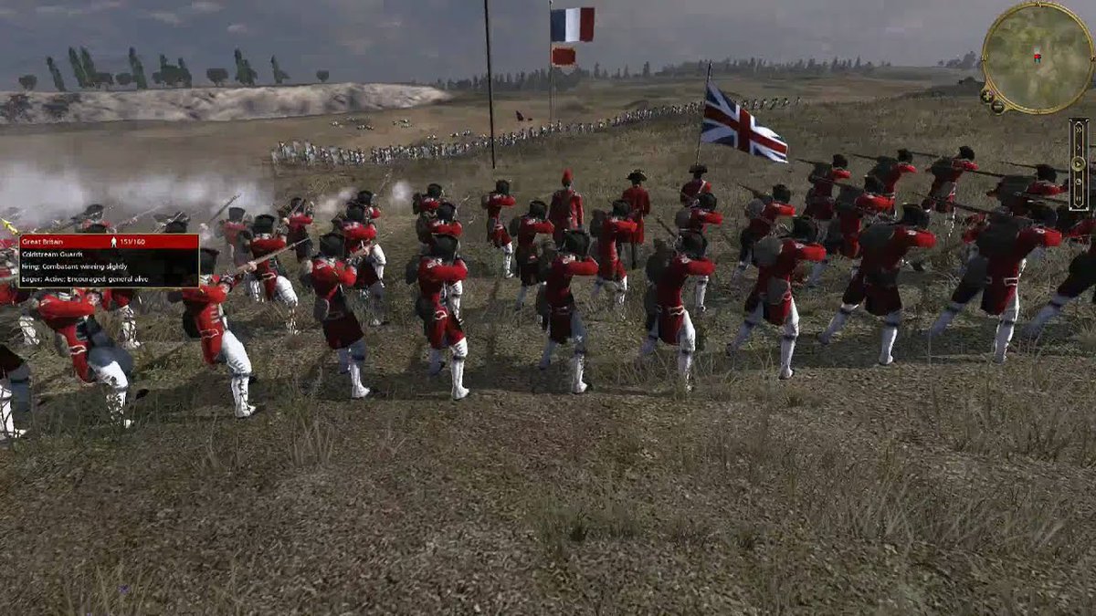Platoon firing allowed for a more rapid rate of fire over time than firing by ranks and had a more severe impact on enemy morale due to the fire’s consistency. This, combined with forming up in only three ranks, meant that Anglo-Dutch battalions maximized their firepower.