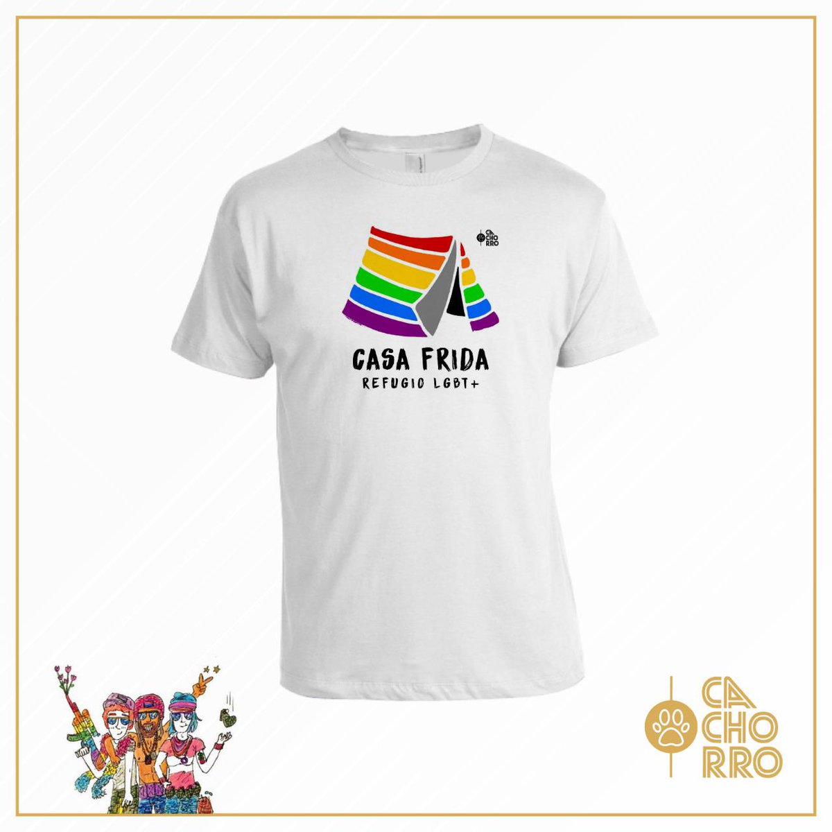 🏳️‍🌈
@MigueCachorrito se ha sumado y hace un diseño hermoso el 100% de las ganancias se iran para que @CasaFridaLGBTIQ continue cambiando las realidades de las juventudes que se han visto vulneradas por la pandemia de #COVID__19

#LGBTQ #CasaFrida #RefugioLGBT #Rt