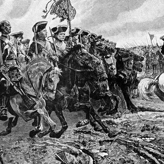 It should be noted that Anglo-Dutch cavalry did not do hell-for-leather charges. Anglo-Dutch cavalry maintained the line and advanced at a fast trot rather than a gallop. Its superiority over the French cavalry came from the uninterrupted nature of its attack, not its speed.