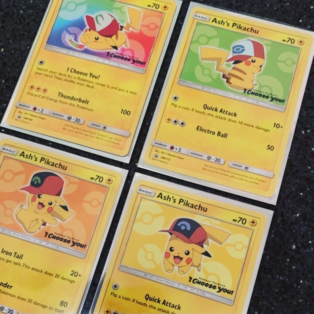 TheElecGamer10's tweet photo. This community is great! I enquired about the cost of some Pikachu cards, and declind two lovely EX cards as I couldnt justify the money and went for just these four. What turns up in the post? These four along wirh the two EX cards. Made our day, thank … https://t.co/0DE7vQugQK https://t.co/endnysqWeZ