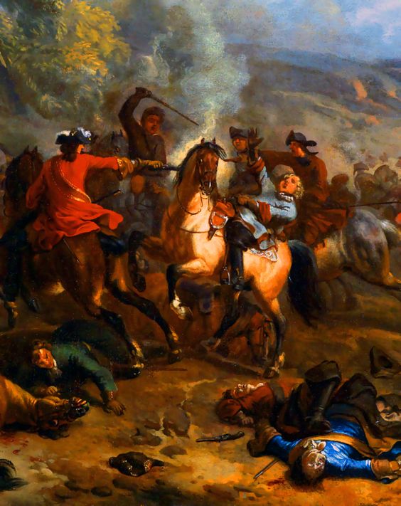 The aura of invincibility surrounding French cavalry would be shattered during the War of the Spanish Succession. French cavalry relied on an initial discharge of pistols before closing with the enemy at a trot. This was basically a compromise between shock and fire doctrines.