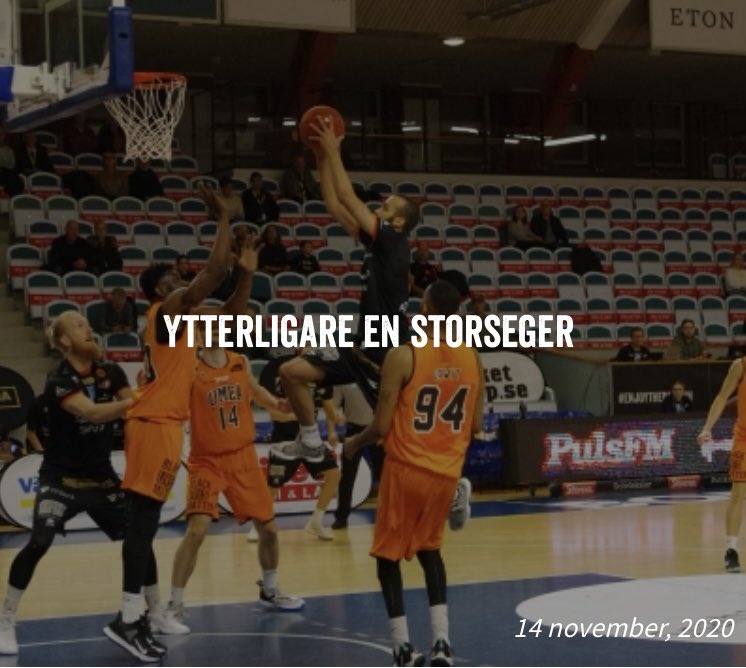 YTTERLIGARE EN STORSEGER. Läs hela matchreferatet på borasbasket.se #viärborås #basket #sbl