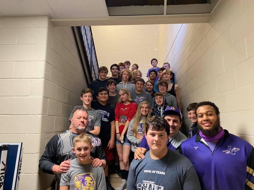 TribeGrapplers's tweet photo. Great day to be a @TribeGrapplers !! #NextLevelIndian @samirwin__ takes 5th at his second college tournament. The Jr Tribe picked up some dubs @pickenswrestle MS Duals. Shoutout to Walker Scott, AJ Scott, and Jared Juarez for going undefeated. https://t.co/aMS7UqepWL