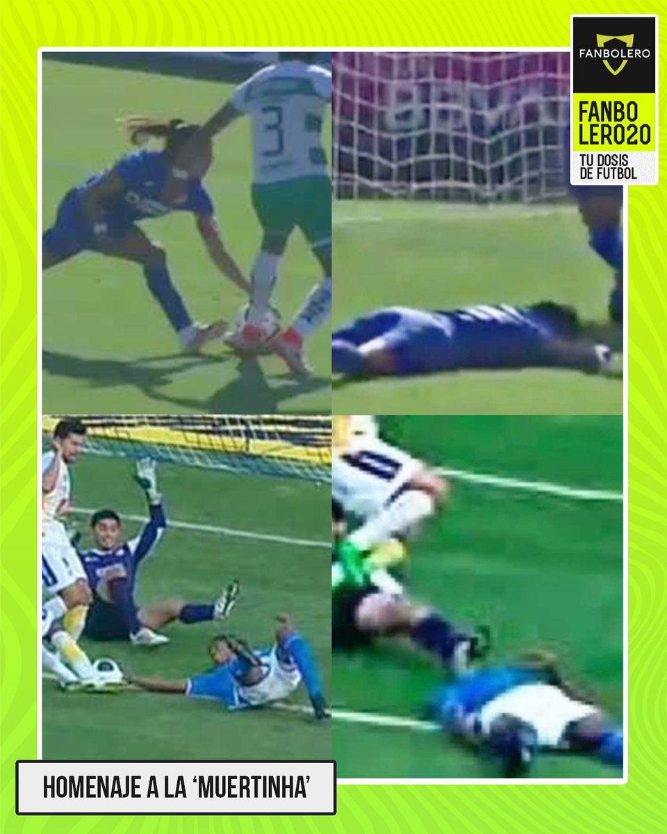 fanbolero's tweet photo. ¡La 'Muertinha' 2.0! 😍🇲🇽🚂😂.
.
Daniela Monroy, jugadora de Cruz Azul femenil, homenajeó a Joel Huiqui al meter la mano dentro del área chica hace unos momentos🔥🤣; también se quedó tirada al término de la jugada 👊.
.
#DanielaMonroy #CruzAzul #ligamxfemenil #Huiqui #muertinha https://t.co/BrVLiokFIT