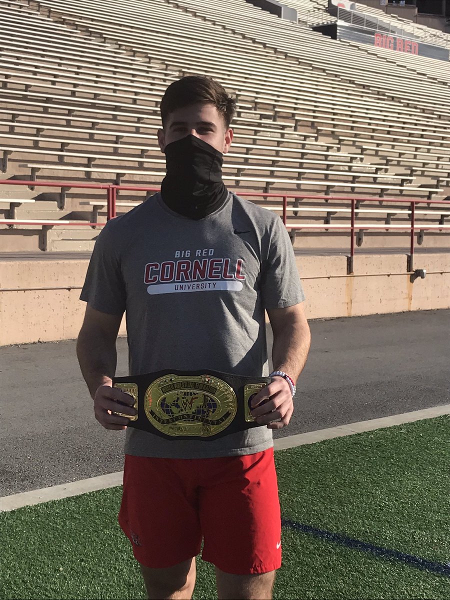 KJMcDonough's tweet photo. Wall sit competition winner and on the winning East team in the relays today, from Strong Island NY π₯― π @matt__robbert #YellCornell π»π΄ππΏ #MoGapsMoProblems https://t.co/PL4x8uPb1D