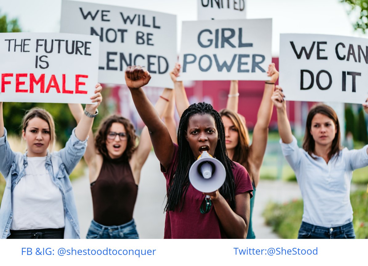 SheStood's tweet photo. #girlpower #bettertogether https://t.co/nluXgf8LX5