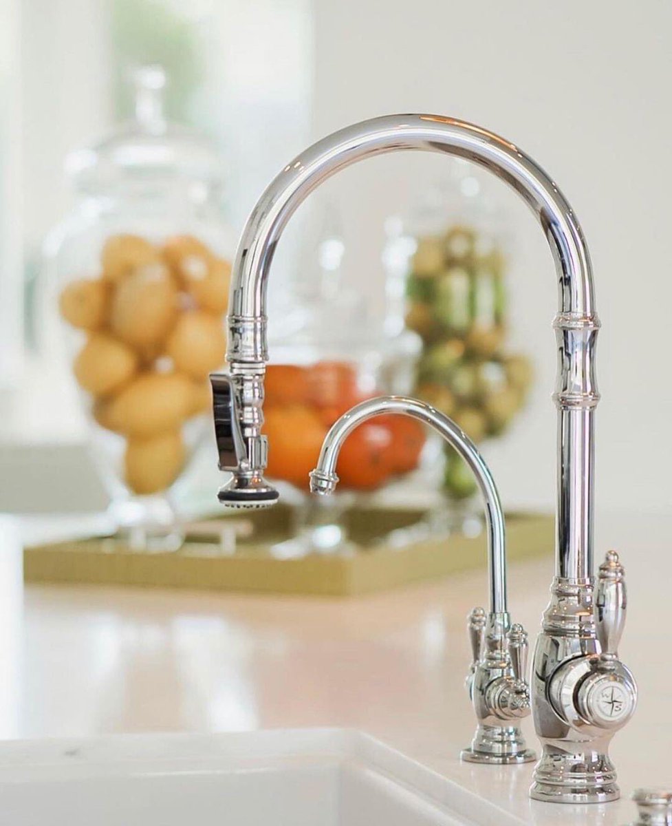 The Hampton Traditional PLP and Hampton filtration faucets share common design elements like traditional handles and curved silhouettes, resulting in a brilliantly complementary pair.

Contact us at 410.415.1451 to purchase this gorgeous kitchen faucet collection!