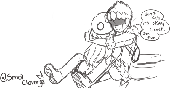 small doodle comic of clover feeling bad for beating hop :(
#pokemon #pokemon_hop #pokemon_oc #OC