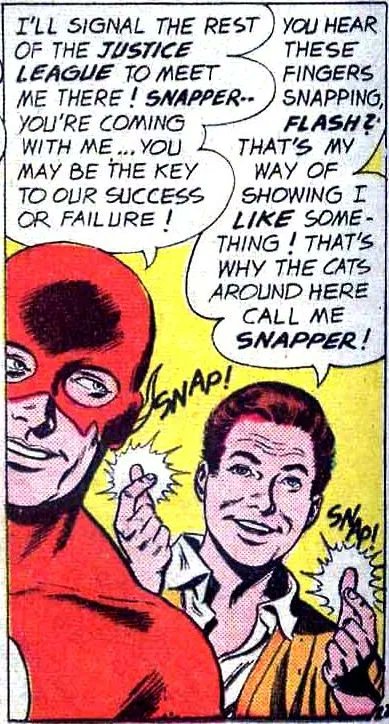 *wait Justice League sidekick?Back in the Silver age the Justice League had a collective teen sidekick Snapper Carr, forgotten more or less now, he was HATTED being seen as the Scrappy Doo of the legaue, he left after betraying the team and bounced around in obscurity.