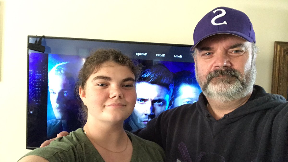 Just finished a 15 year ride with my daughter and Supernatural.  Thanks for the memories. <a href="/jarpad/">Jared Padalecki</a> <a href="/mishacollins/">Misha Collins</a> <a href="/jensenackles/">Jensen Ackles</a>