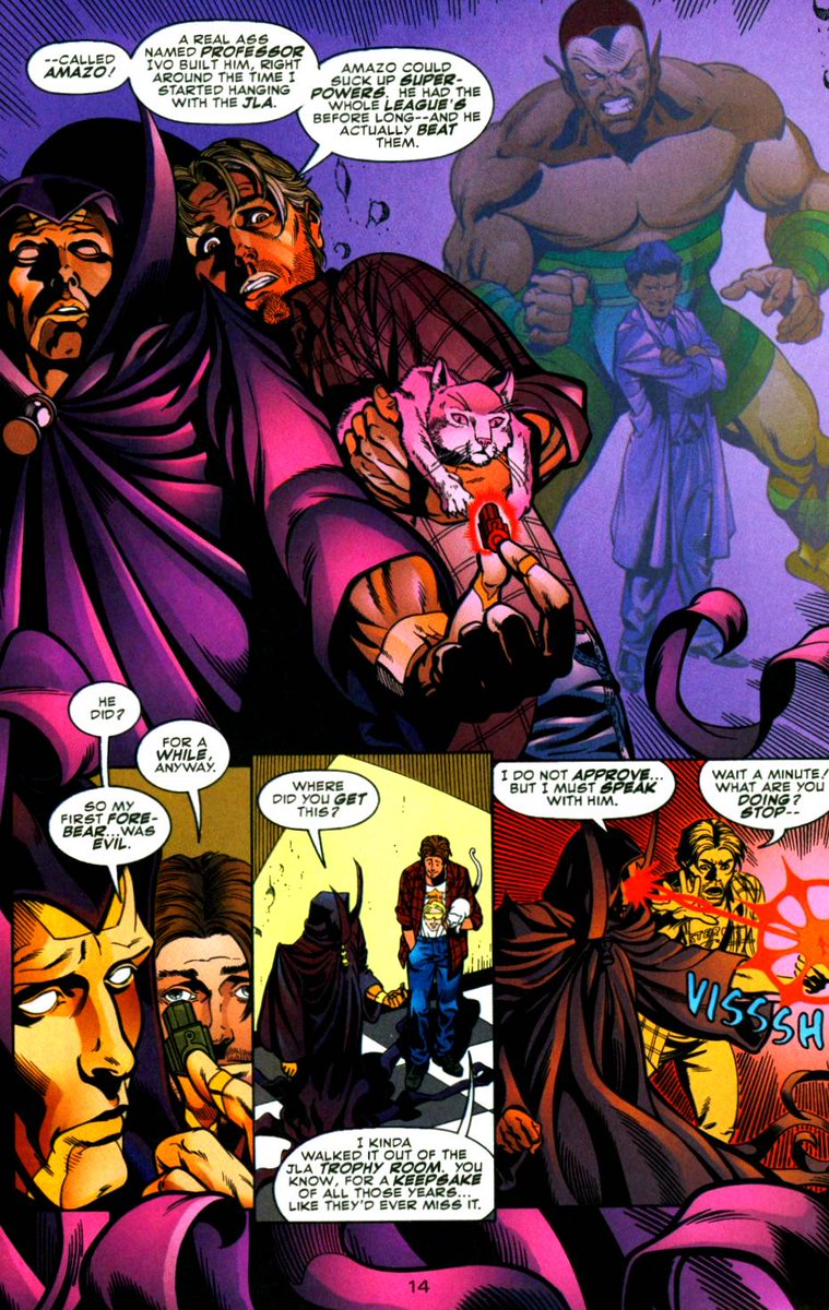 Hourman is a good series and if your an Amazo fan from JLU I would seek this series out, if you can find each issue for about one dollar or even two Amazo becomes his ARCHENEMY and goes in many different directions.