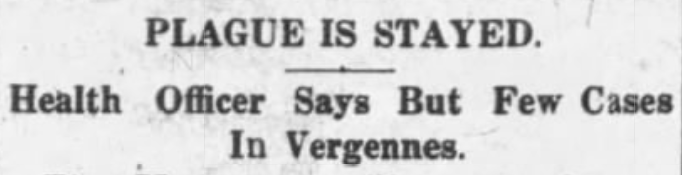 By October 31, a Thursday, anticipation grows of the pending lift of the statewide ban on public gatherings and the reopening of churches, lodges and other establishments on Sunday. (source: The Enterprise and Vermonter, October 31, 1918)