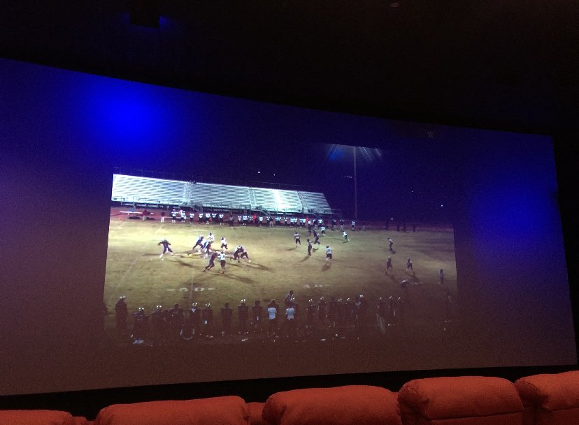 SabinoFootball1's tweet photo. Huge shoutout to Galaxy theaters for allowing us to break down film on the big screen. Be sure to take the fam to see a movie! https://t.co/vcc3mVBNDP