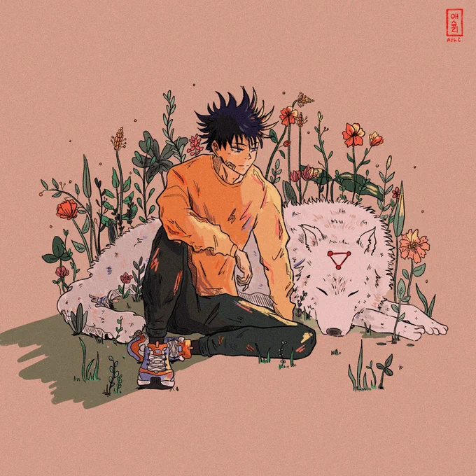 Sunbathing with the Shikigami 🐺

#JujutsuKaisen #jujutsukaisenfanart 