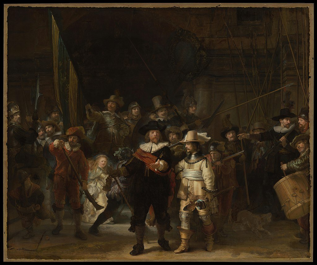 Rembrandt would be commissioned by other guilds (like, oh, I dunno, the Amsterdam civic militia, maybe) not long after, doubtlessly aware of the naturalistic, noble flair he lent to his figures, and wanting that for themselves.