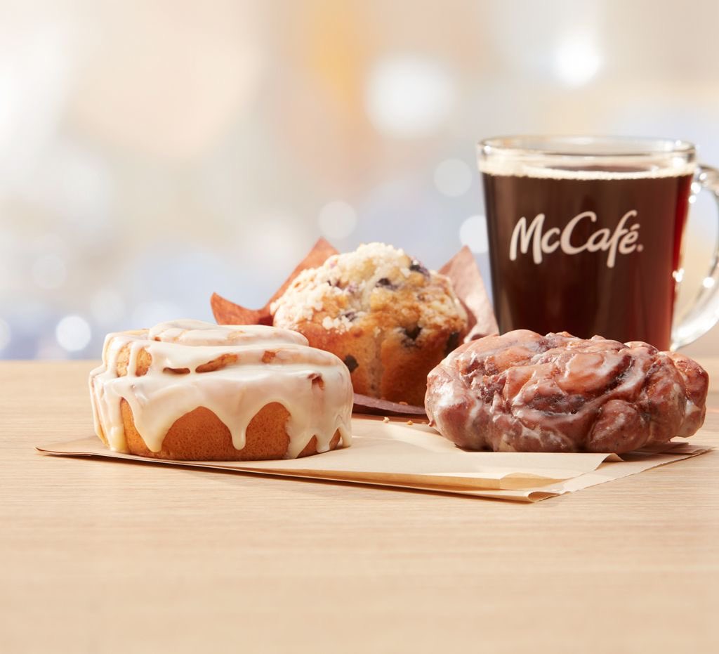 Dig into our new bakery sweets! Available all day! There are cinnamon rolls, blueberry muffins, and apple fritters! Stop in and enjoy our new items!