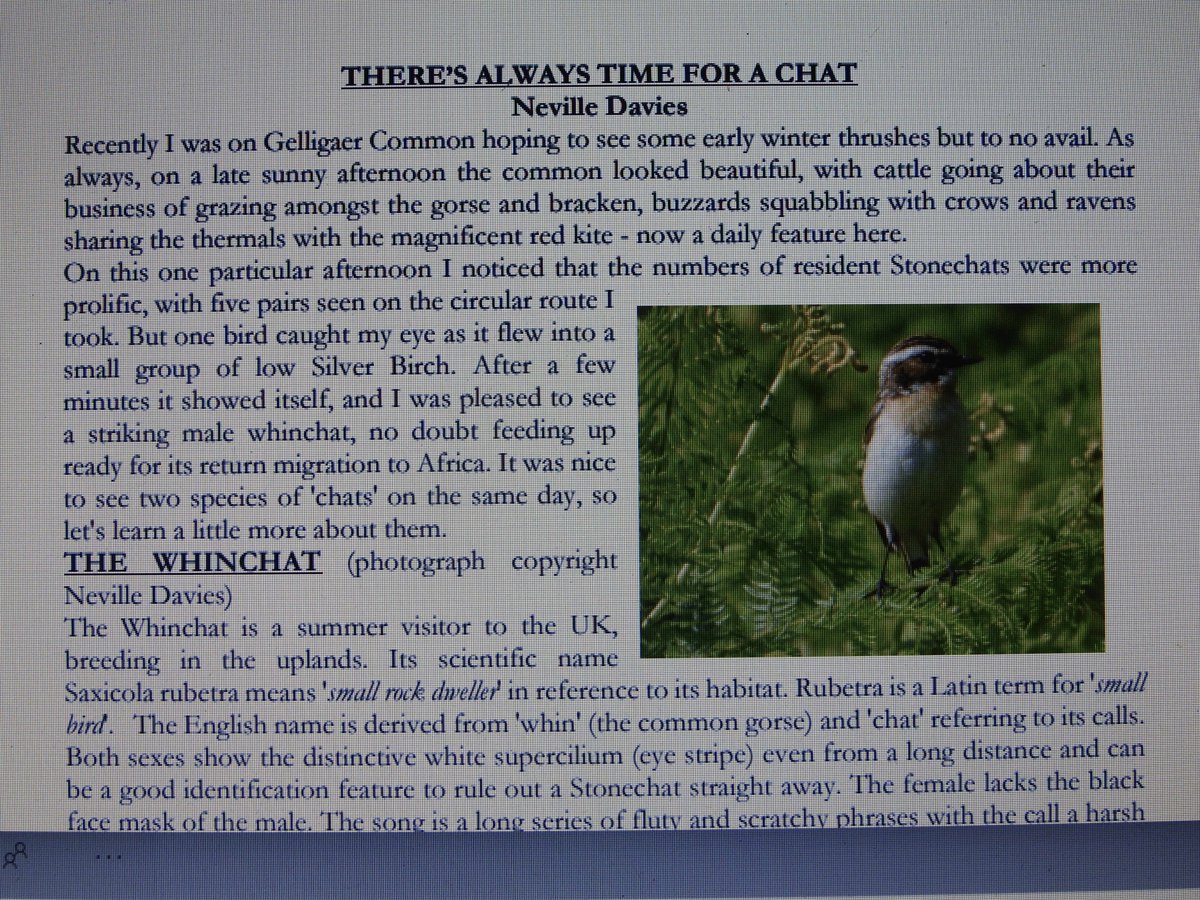 ecology_cymru's tweet photo. Also pleased to see my article in @GelligaerHS newsletter too. Thank you. @pontypool_lhs @gwentbirds1 https://t.co/7mckRmKEW8