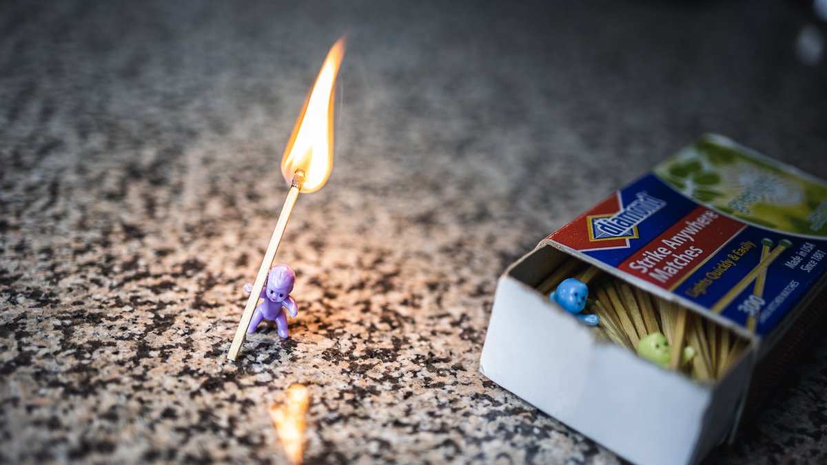 createunknown's tweet photo. This was absolutely the LAST thing we needed. Ugh. They're aspiring little pyromaniacs. GREATTTTTT. #thecreateunknown #makesomethingmeansomething https://t.co/fCI8befGCD