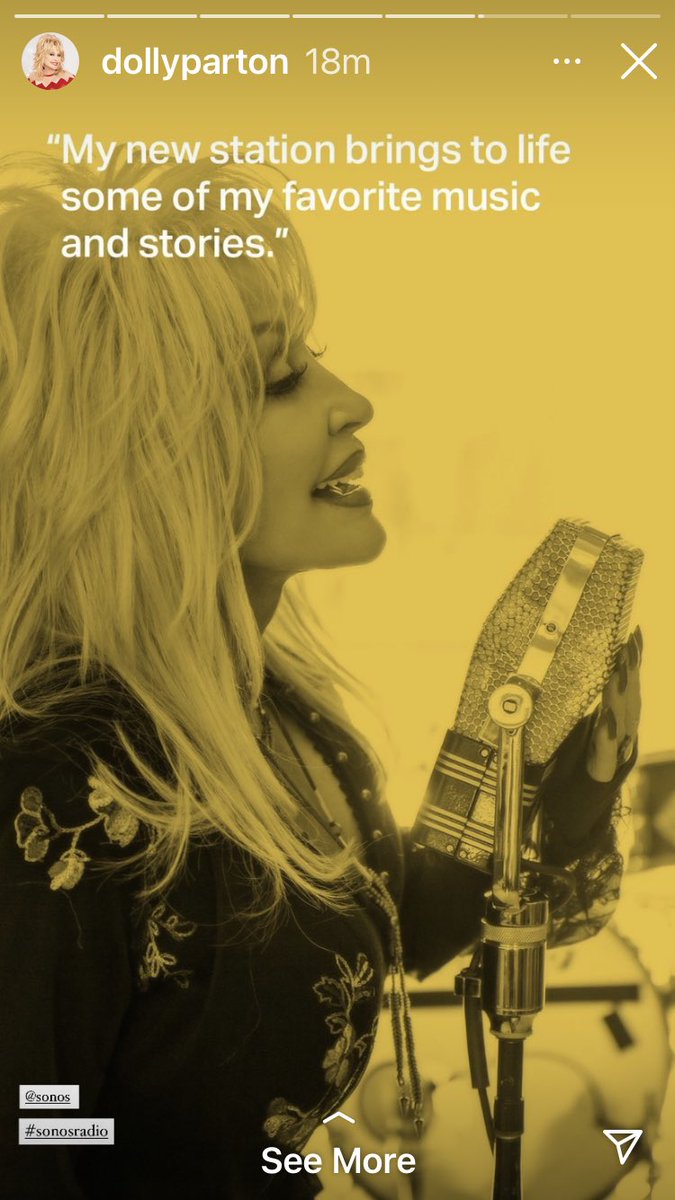 dollyfan1974's tweet photo. Wait, hold up, Dolly has a new radio station!!! 👏🏻👏🏻👏🏻💯💯💯❤️❤️❤️👠👠👠 @DollyParton #dollyparton https://t.co/1jGynayBqt