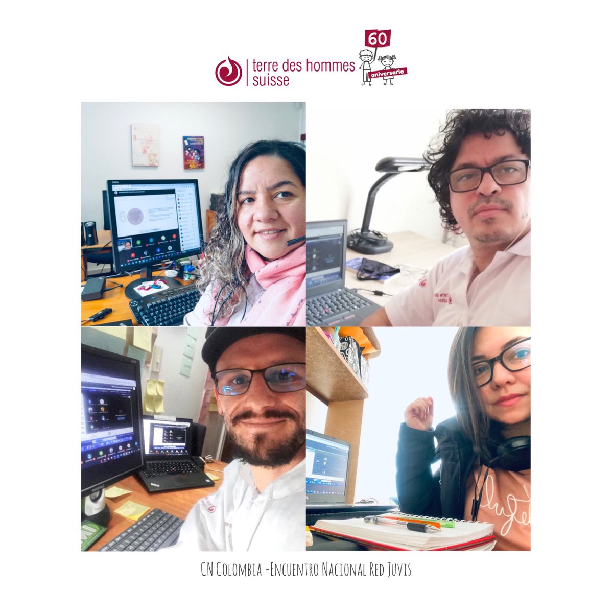 TdHSColombia's tweet photo. #FelizSábado | Este fin de semana en Colombia estamos en modo Encuentro Nacional con nuestra #REDJUVIS Fin de semana con los jóvenes de nuestras regiones.
Aquí el equipo de trabajo de @TdHSColombia #TierraDePaz #Asocas #Cecucol #PazYBien #TallerAbierto #SIMMA #AgendaCaribe https://t.co/56RFvIZlRG