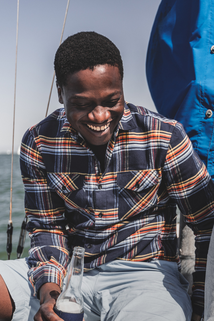 CACowboyApparel's tweet image. We're all smiles...Daffy Plaid is back in stock.  #fallflannel