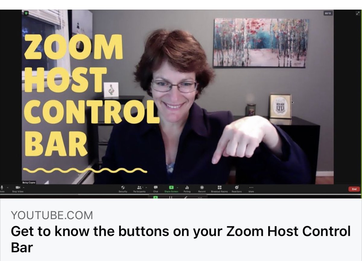 mastertechclass's tweet photo. Look at the difference when you host a meeting on  @zoom_us Here’s your how-to video describing the buttons on the control bar: https://t.co/fxI7ArtahB https://t.co/t2mZA3sZoc