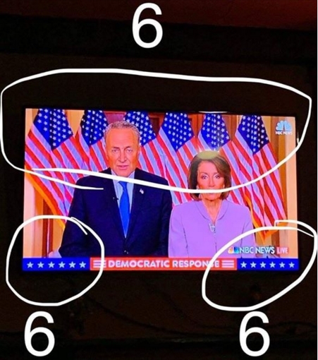 Disney+ monthly subscription fee. A play with the three sixes. $6.99 and €6.99 despite exchange rate differences.