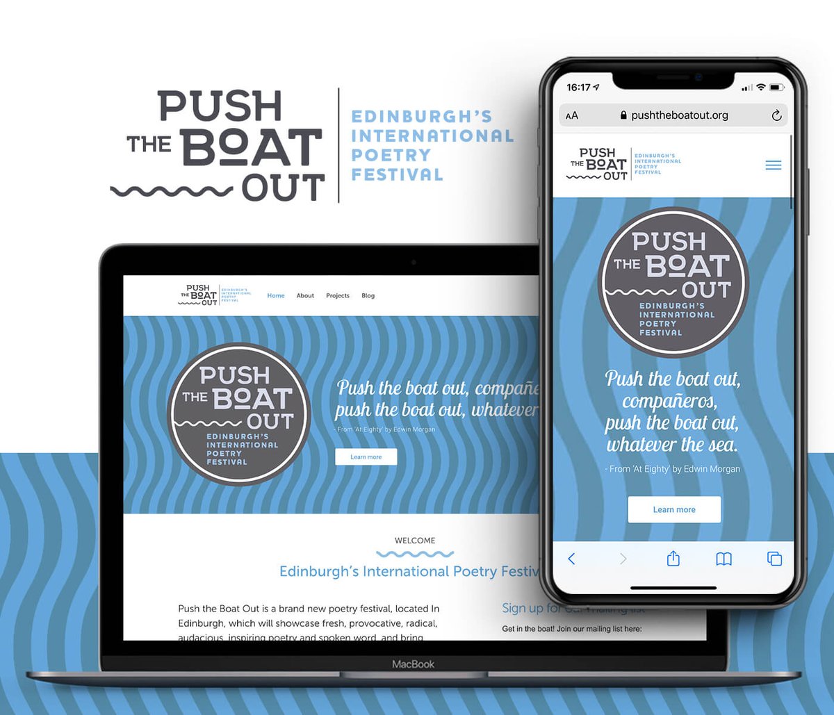 PUSH THE BOAT OUT is a new festival launched today - Norman MacCaig's bday - by <a href="/jennyniv/">Jenny Niven</a> &amp; myself. Edinburgh's 1st ever bespoke International Poetry Festival to be held over 4 days at <a href="/summerhall/">Summer Hall</a> in Oct 2021. Details follow <a href="/PTBOpoetry/">Push The Boat Out</a> &amp; our new website: pushtheboatout.org