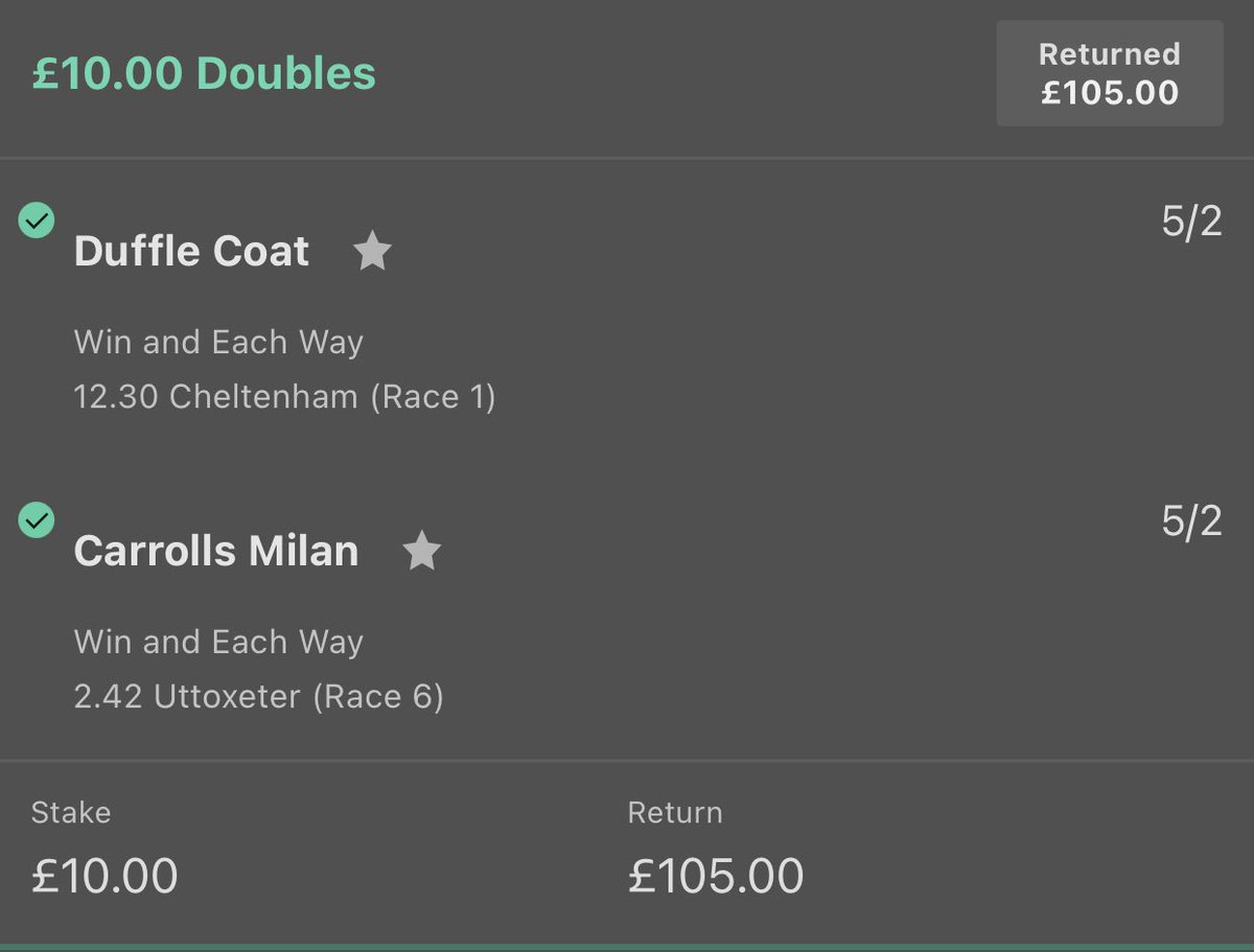 FirstPastTheP13's tweet image. Average day today in vip 1stpastthepost.com 😎🤑🐎🐎