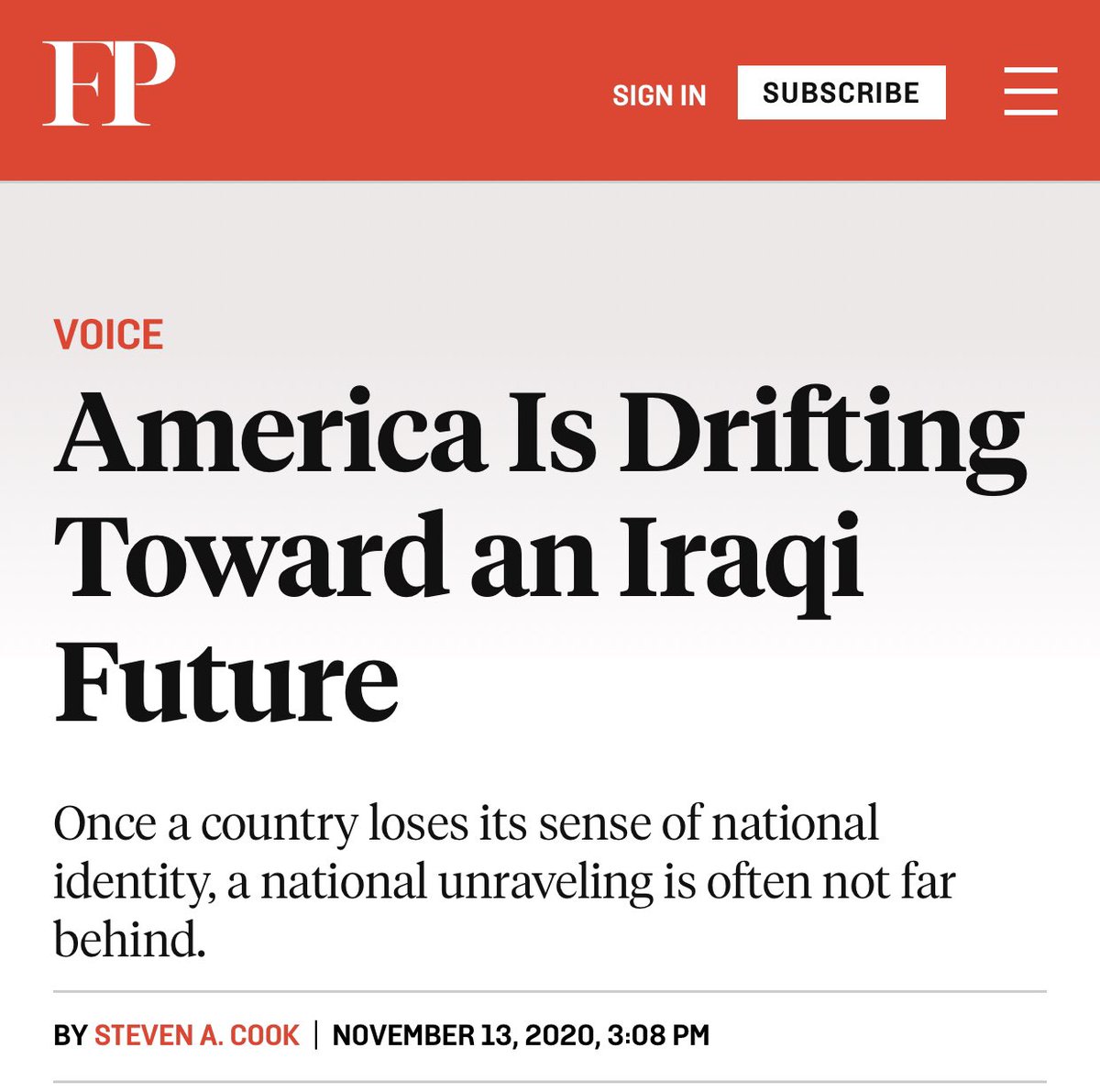 AmaGiIQ's tweet photo. Nonsensical melodramatic Americans!
Do you have any idea about #Iraq’s social fabric after 2003? How about the Kurdish separationists in North? Did someone takeover #US by force, run the country into the ground with 100 #CPAOrders, & creat sectarian militias? No, get a grip! https://t.co/VMAQbBY8er