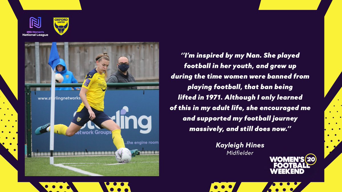 Football runs in the family for  @KayleighMHines!  #OUWFC |  #WomensFootballWeekend