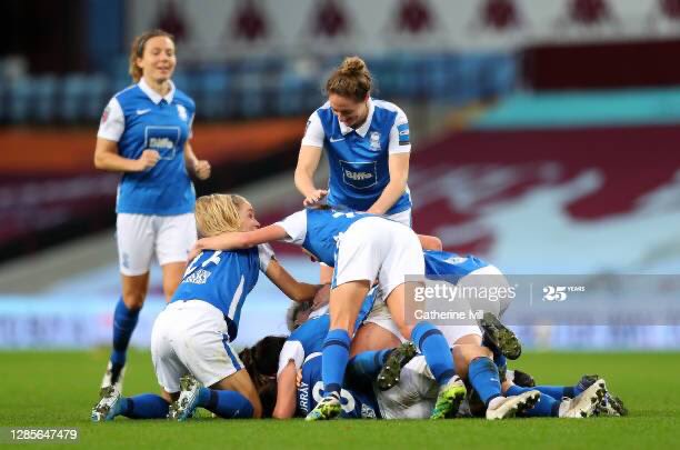 The first EVER women’s  #SecondCityDerby ends with one winning goal from Claudia Walker of  @BCFCwomen   @catherineivill capturing the emotions of both sides following the game   #WomensFootballWeekend