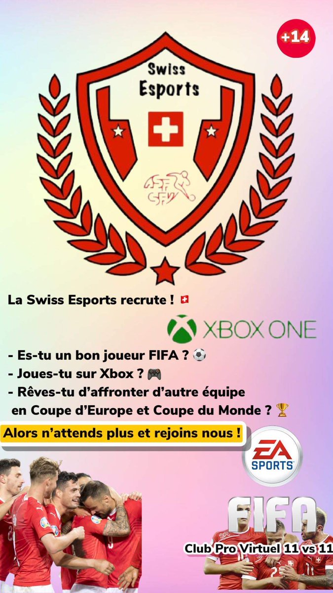 SwissFIFAeSport's tweet photo. La sélection Suisse ouvre son mercato
#GoSwiss 🇨🇭
#RT apprécié @Lisandr0_Lopez_
@RascasFIFA @AnthonyHertig @Mike_Garo64 @_yunkai16 @martial85270 @Reborn_Brute @ProGenReyy @LBPNino @ArmaLuigi @RolandoI90I @RebornSharkyto @Reborn_Butcher @TheRockberg https://t.co/H3ZUy8puEA