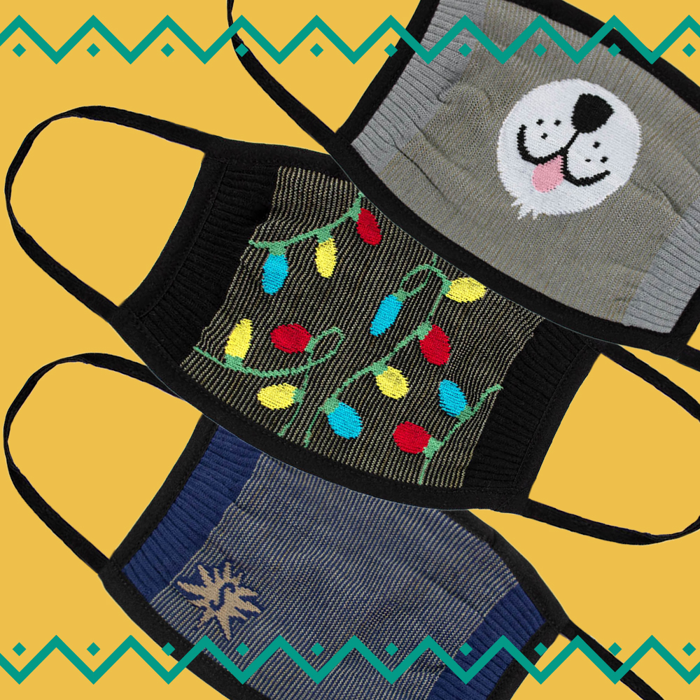SockItToMeInc's tweet image. Feeling festive AND safe ❤️ 
The holidays are about friends and family.
We can show we care and be safe with fun face masks! Plus brrr these will be like a face scarf for chilly walks in the park ❄️ 🍃 
bit.ly/2I8VPlv
#sockittome #facemasks #funfacemasks #holidayfacemask