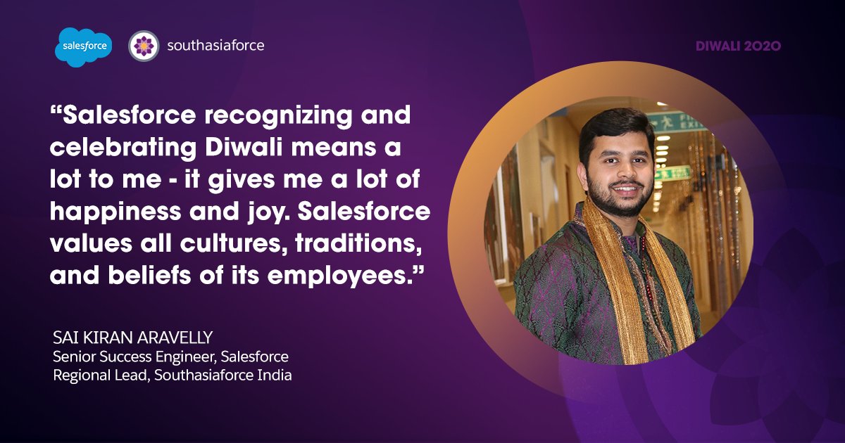 salesforcejobs's tweet photo. We loved sharing a few #Diwali facts earlier, but want to keep the celebration going.

Let's see what a few of our #Southasiaforce members have to say about celebrating Diwali 👇 (1/2) https://t.co/N9bQZiFTqp