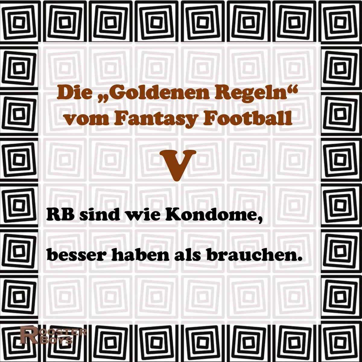 roosterboys's tweet photo. #laberlauch #nflfantasy #ranNFLsuechtig
Lässt sich auf viele Lebenslagen anwenden https://t.co/bnefGphC0V
