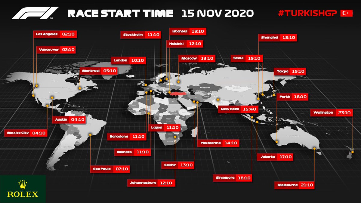 F1's tweet image. Set your alarms and reminders for Sunday's race!

Trust us, you don't want to miss this one... 🤩

#TurkishGP 🇹🇷 #F1