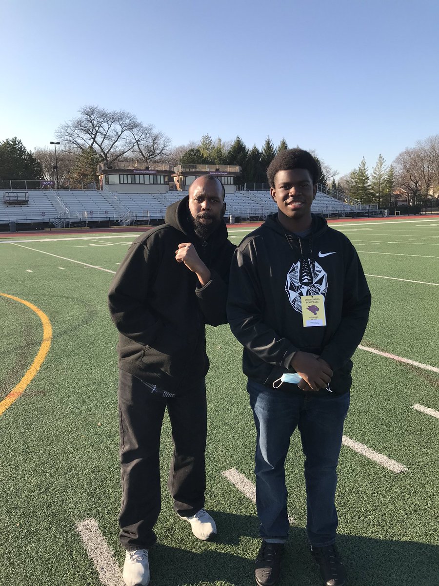 Had a great visit yesterday at Concordia University Chicago thank you @CoachC_Watkins and <a href="/CoachRustman/">Jack Rustman</a>  for the tour 🔴🟡