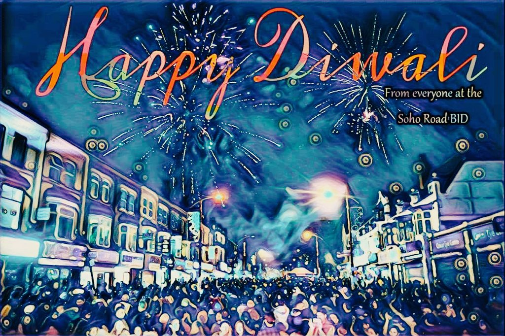 SohoRoadBID's tweet photo. Happy Diwali & Bandi Chor Diwas!
Wishing everyone a prosperous new year, may the guiding light of warm divas open the path towards good health, wealth and joy. Stay safe.
#Diwali #SohoRoad #Handworth #Birmingham #BandiChorDiwas #shoplocal #supportsmallbusinesses #click&collect https://t.co/E10nnWDeeq