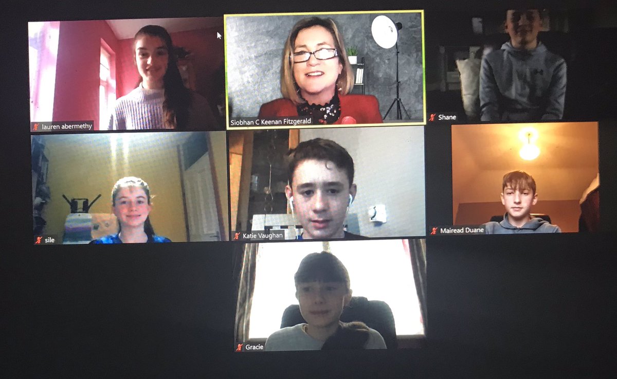 fitzsiobhan1's tweet photo. An inspiring start to LET’s Stand online public speaking workshops for children. Amazing to hear how important they think these skills are-from President to building confidence to everyday interactions. #studentvoice #empower @DCUCMS @NCCAie @PDSTLiteracy https://t.co/U6ZxZWVNWs
