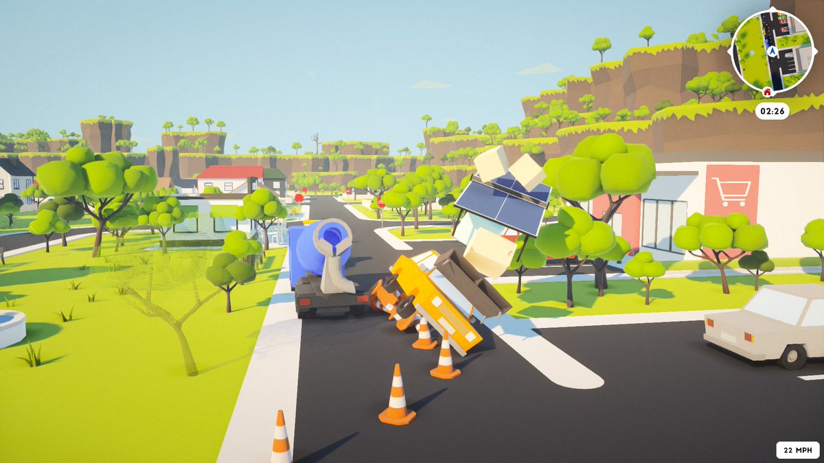 _winglett's tweet photo. When the GPS shows you the wrong direction, but you're in a hurry.

#RadicalRelocation #indiedev #gamedev #indiegame #unity3D #madewithunity #screenshotsaturday https://t.co/sdiSKm0913