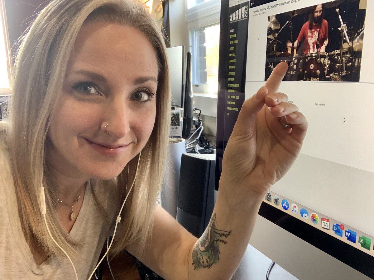 DrNadiaAzar's tweet image. #PASIC2020 Day 2, comin’ in hot!

#DRUMMERLab