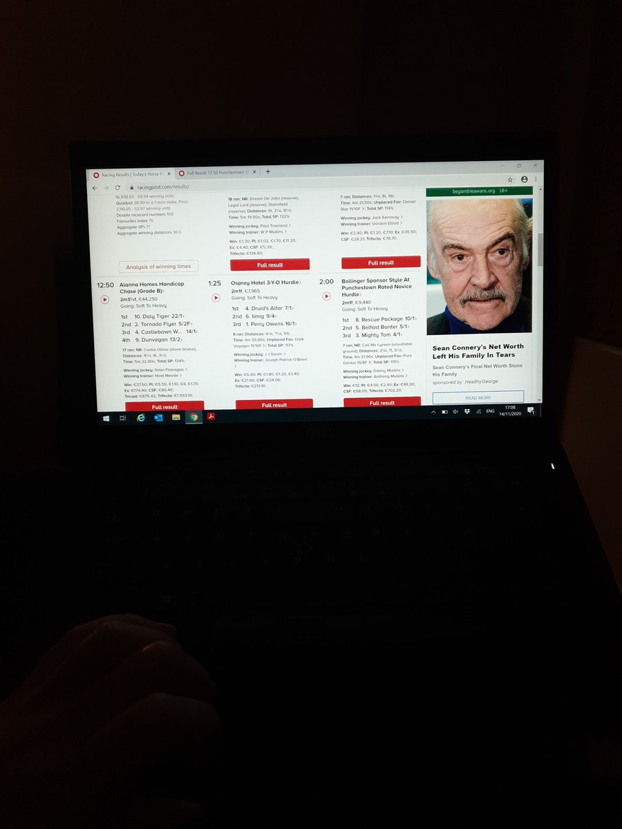 JosephWilletts's tweet photo. @RacingPost I'm sick of seeing this ad. I'm not sure how much control you have over the ads on your website but advertising some tabloid news about a dead man's wealth being distributed to his family is pretty low. Does anyone actually give a shit? Get rid of it. https://t.co/O36XSNKpx8