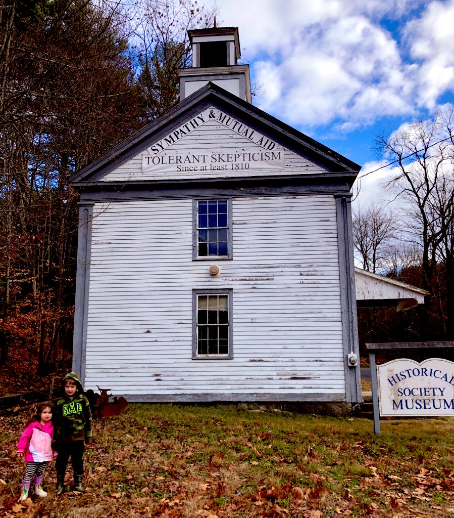 BrianWBoyles's tweet photo. “Tolerant skepticism” sums up so much about this neck of the woods. Morning visit to #Leverett Historical Society, #westernMA. https://t.co/cbb4Uw0YCm